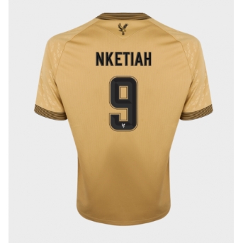 Billige Fotballdrakt Crystal Palace Eddie Nketiah #9 Replika Bortedrakt 2025-26 Kortermet